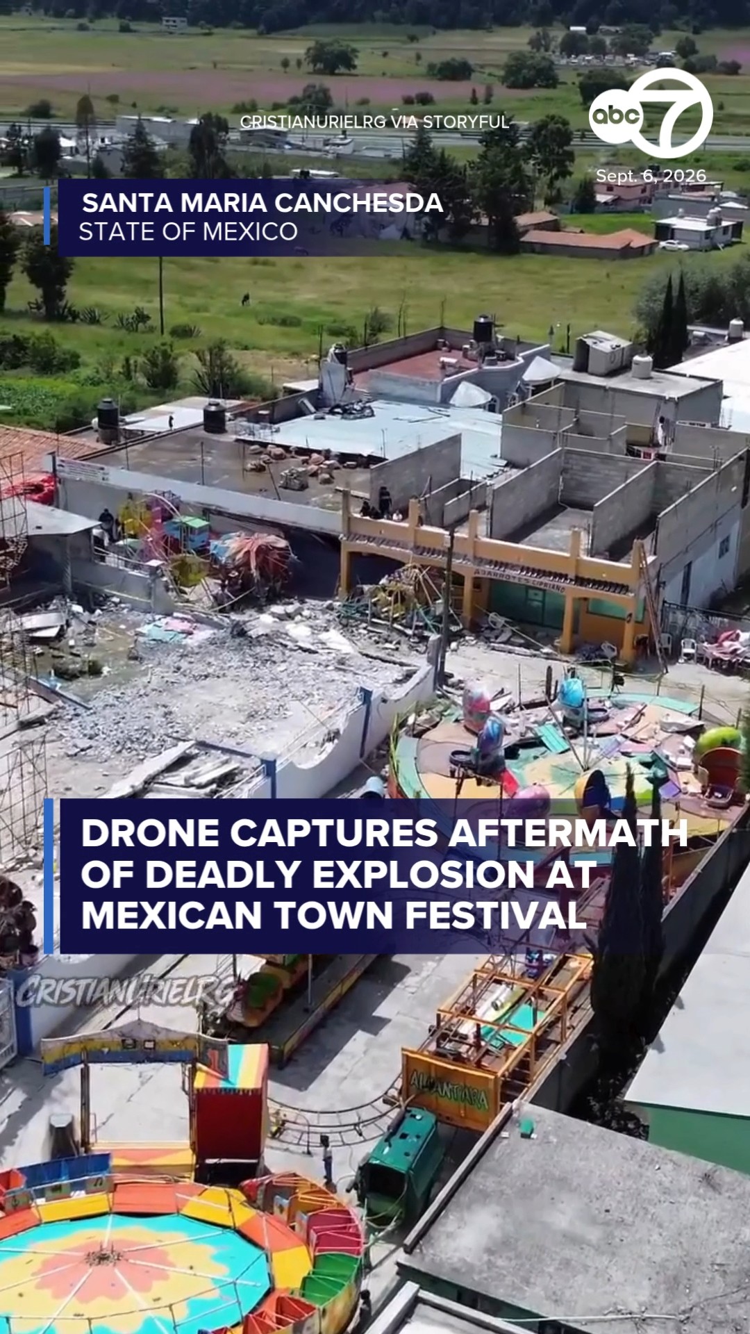 Explosion of fireworks in central Mexico kills at least 10, injures 64
