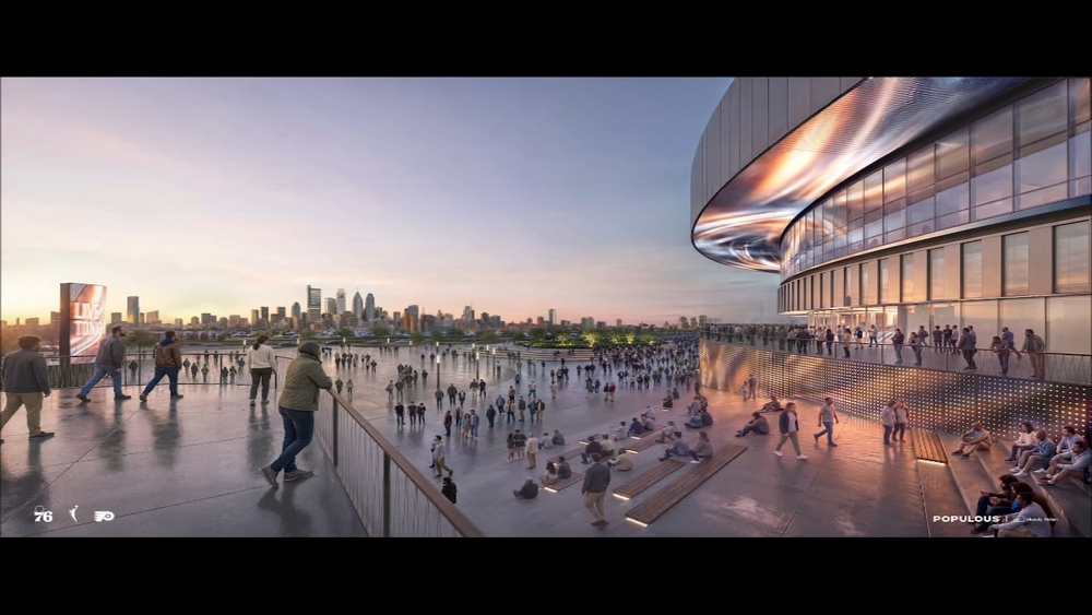 First look at exterior renderings of proposed new Philadelphia 76ers, Flyers arena