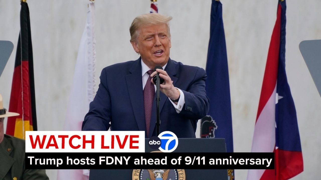 LIVE | Trump hosts FDNY at White House ahead of 9/11 anniversary