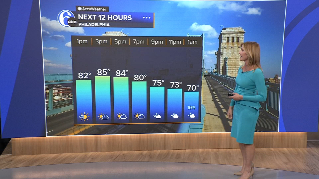 AccuWeather: Mostly sunny, pleasant today