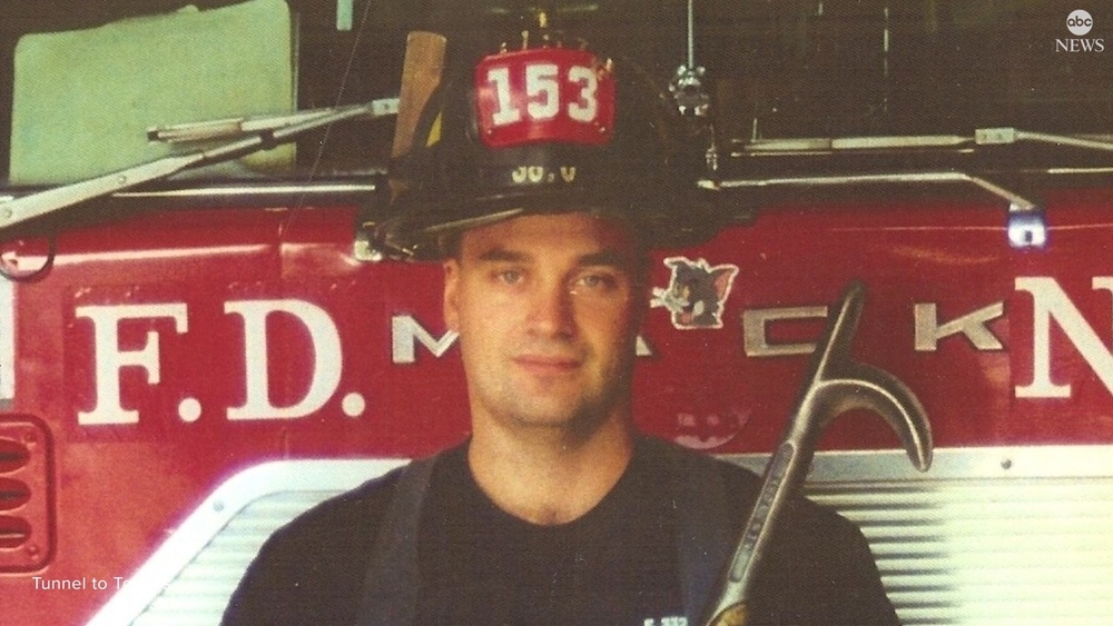 9/11 firefighter's son brings steel from World Trade Center across US