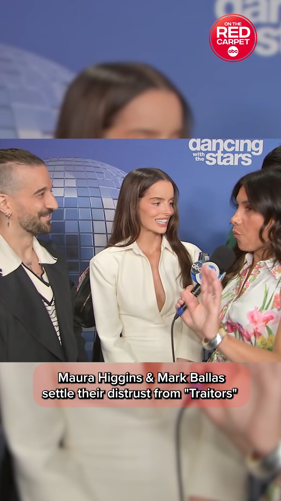 Maura Higgins & Mark Ballas have a 'Traitors' reunion on 'DWTS'