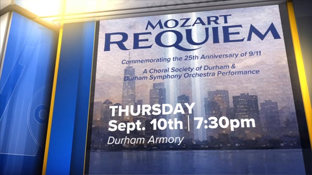 Commemorating 9/11 with free performance of Mozart's Requiem