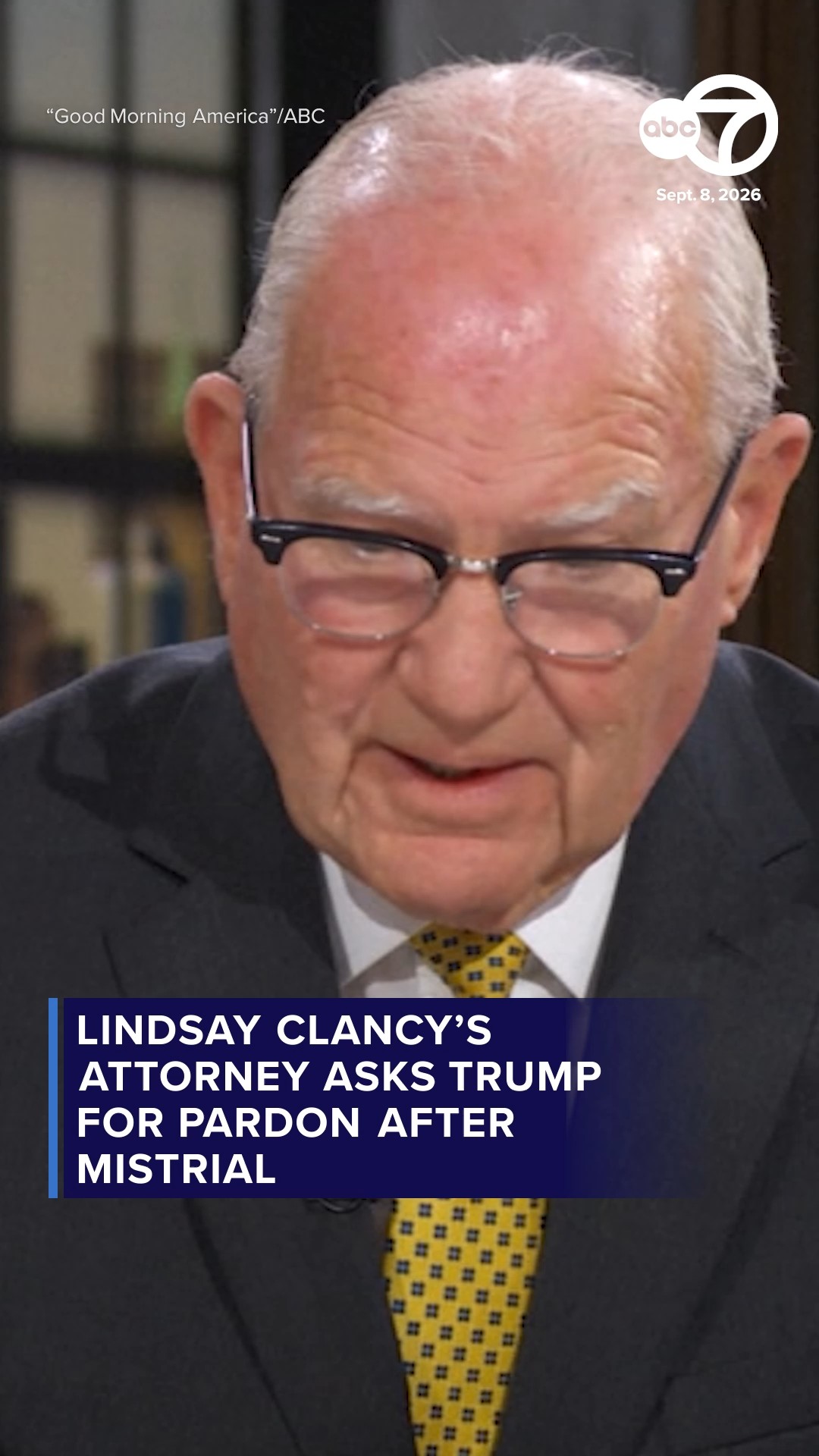Lindsay Clancy's lawyer asks Trump to pardon her after mistrial