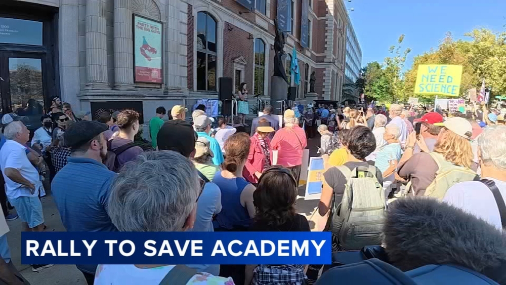 Rally held to keep Philly's Academy of Natural Sciences museum open