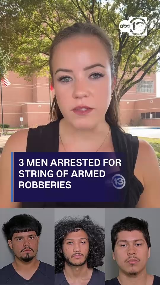 3 men arrested for string of armed robberies