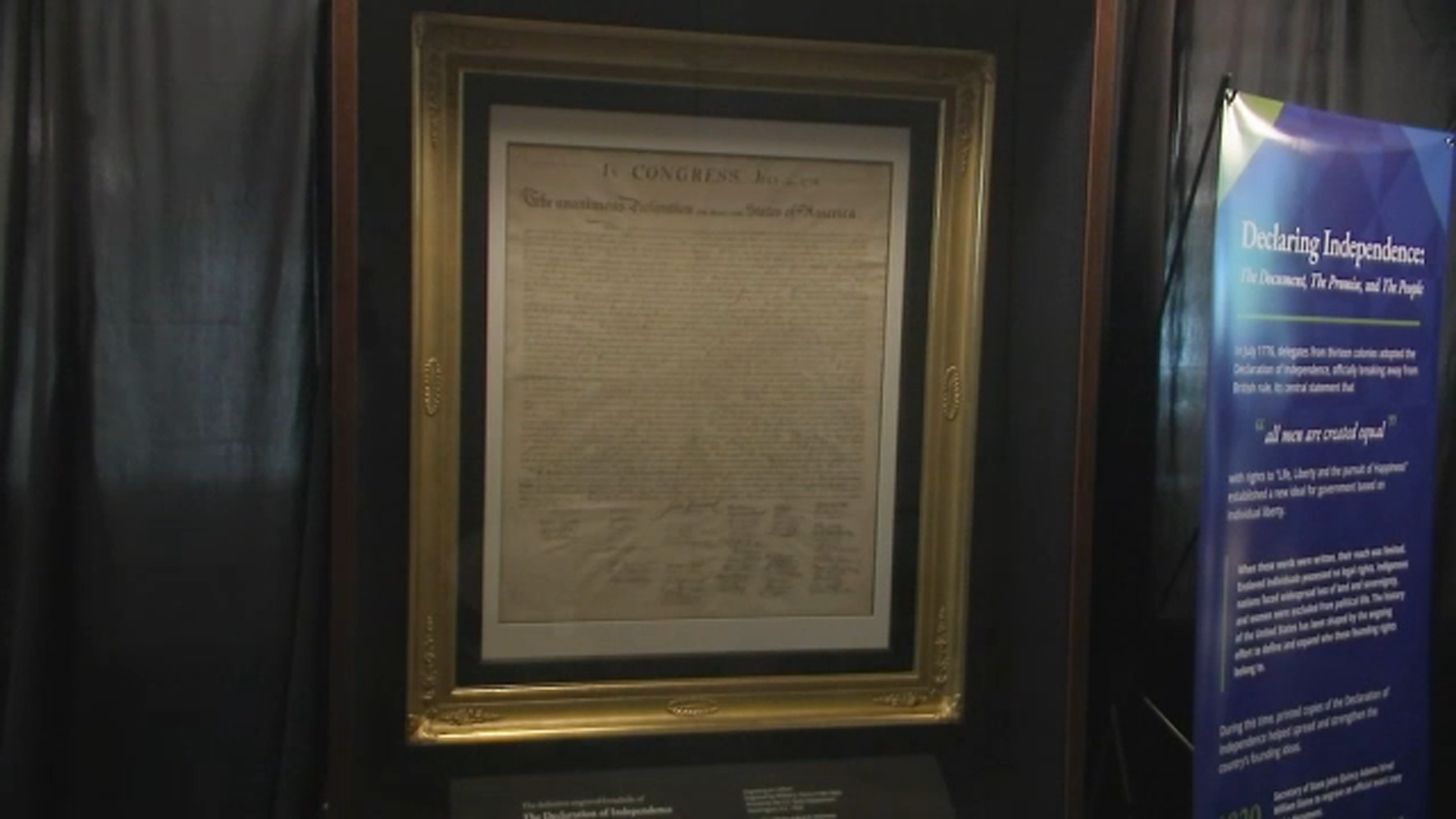 Rare copies of Declaration of Independence on display in Durham