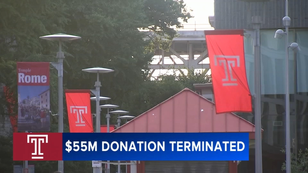 Temple terminates $55M gift from alumnus amid federal investigation