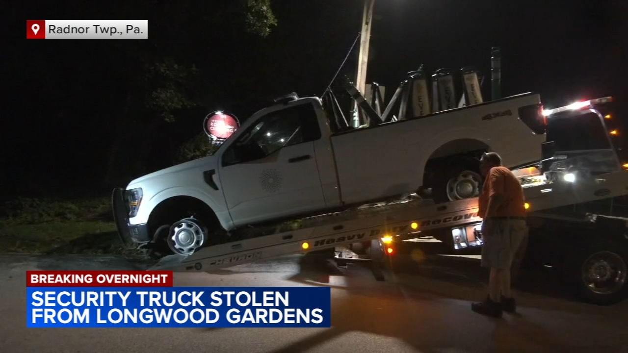 Security truck stolen from Longwood Gardens