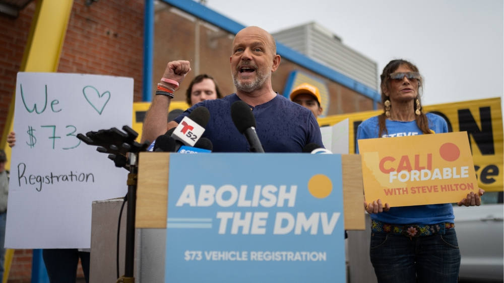 Steve Hilton vows to abolish California DMV if elected governor