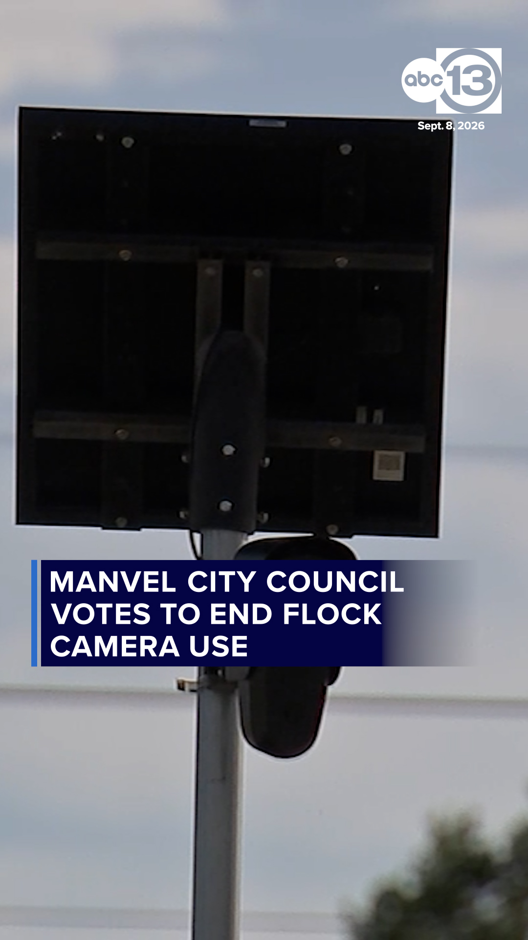 Manvel City Council members voted to end its use of Flock cameras