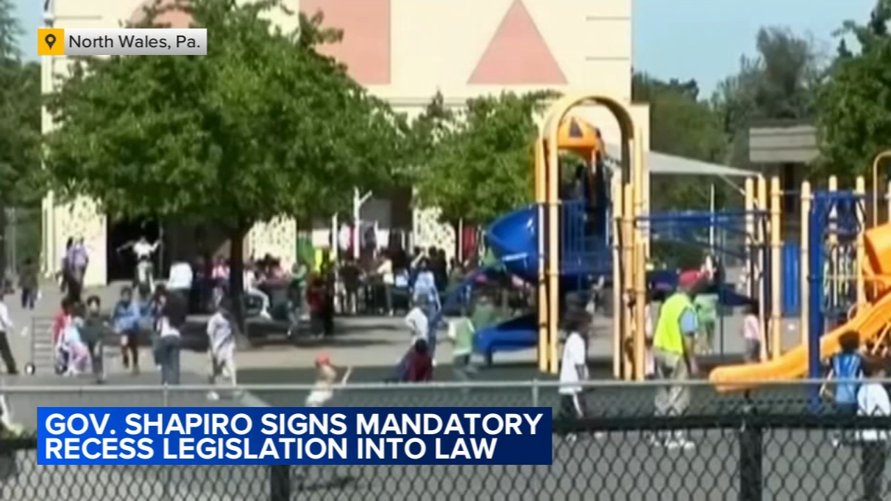 Pennsylvania Governor Josh Shapiro signs mandatory recess bill for public school students