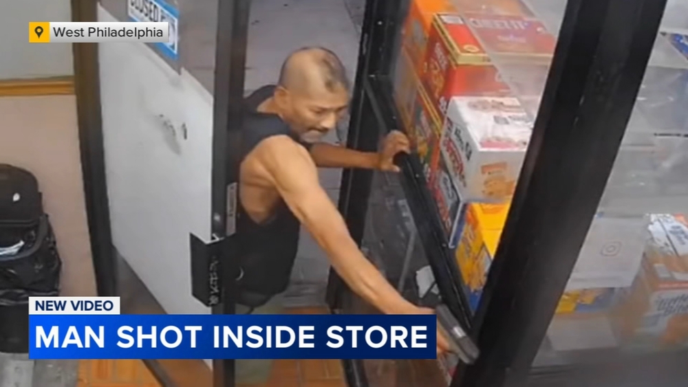 Surveillance released in shooting that injured man in West Philadelphia