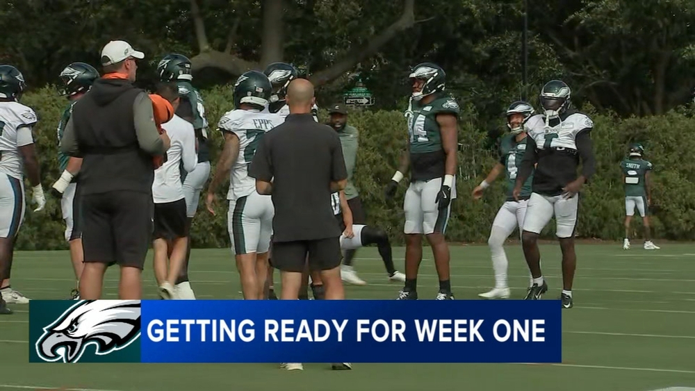 Eagles getting ready for Week 1 vs. Commanders