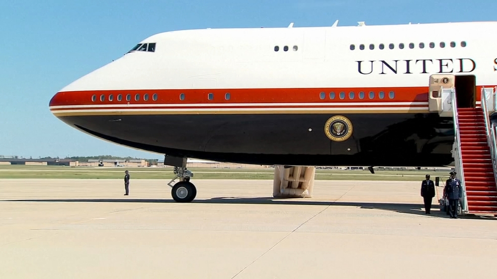 Military accidentally triggers Air Force One slide before Trump's Dallas trip: source