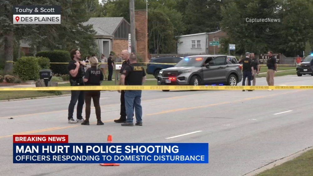 1 hospitalized after Des Plaines police officer-involved shooting