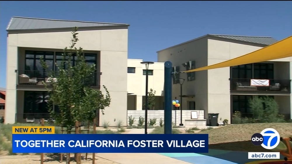 Christian Bale opens foster care village in Palmdale