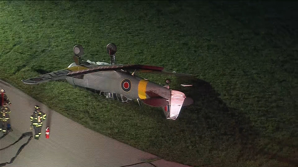 Chopper 6 over small plane crash in Limerick Twp.
