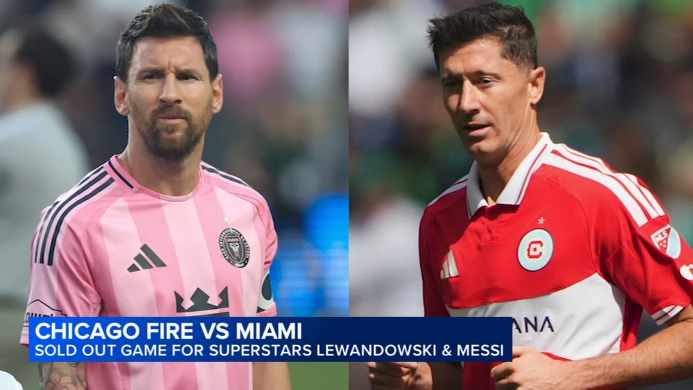 Messi, Lewandowski draw sellout crowd to Soldier Field for MLS matchup