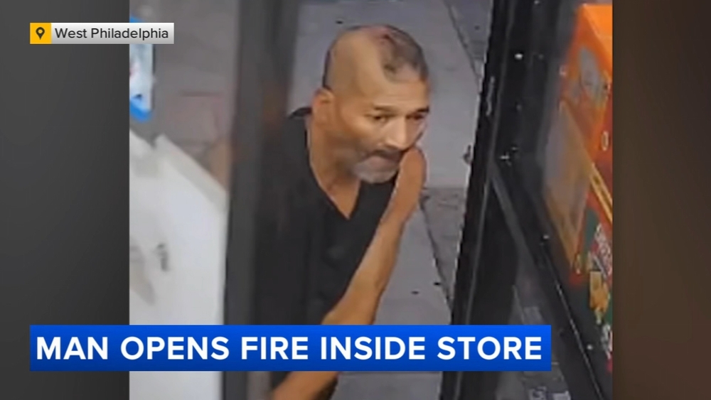 Police release video of man opening fire inside West Philadelphia store