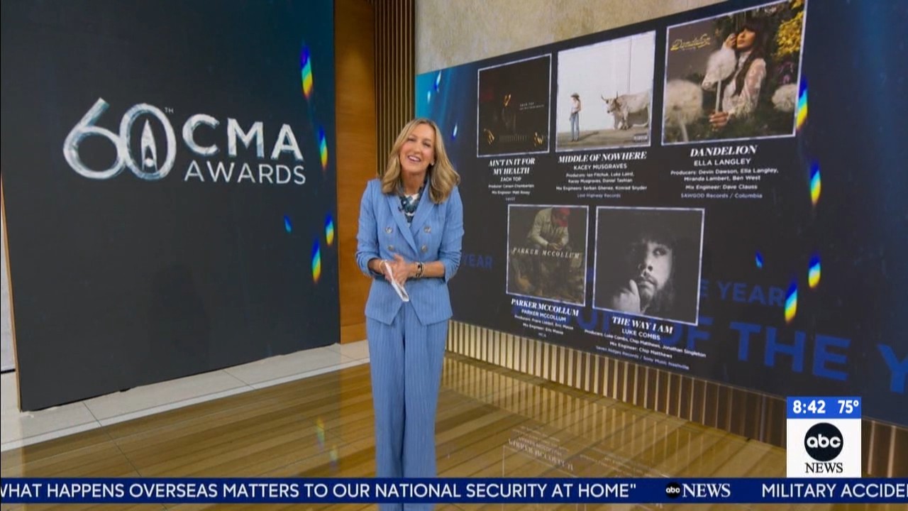 1st nominations announced for 2026 CMA Awards
