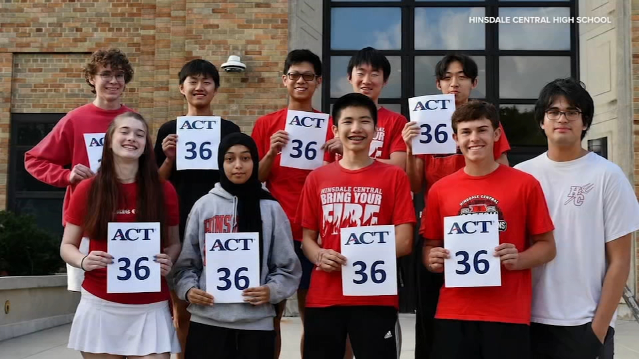 10 Hinsdale Central High School students post perfect ACT scores
