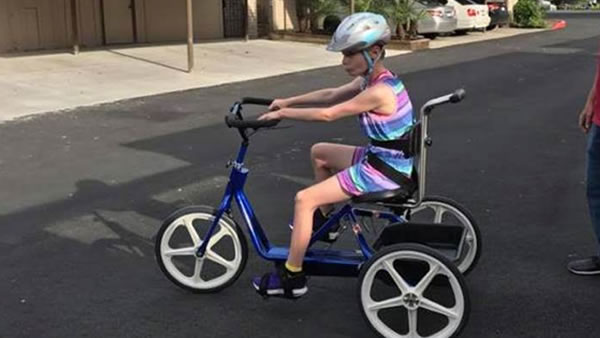 Antioch police officer recovers tricycle for girl with special needs