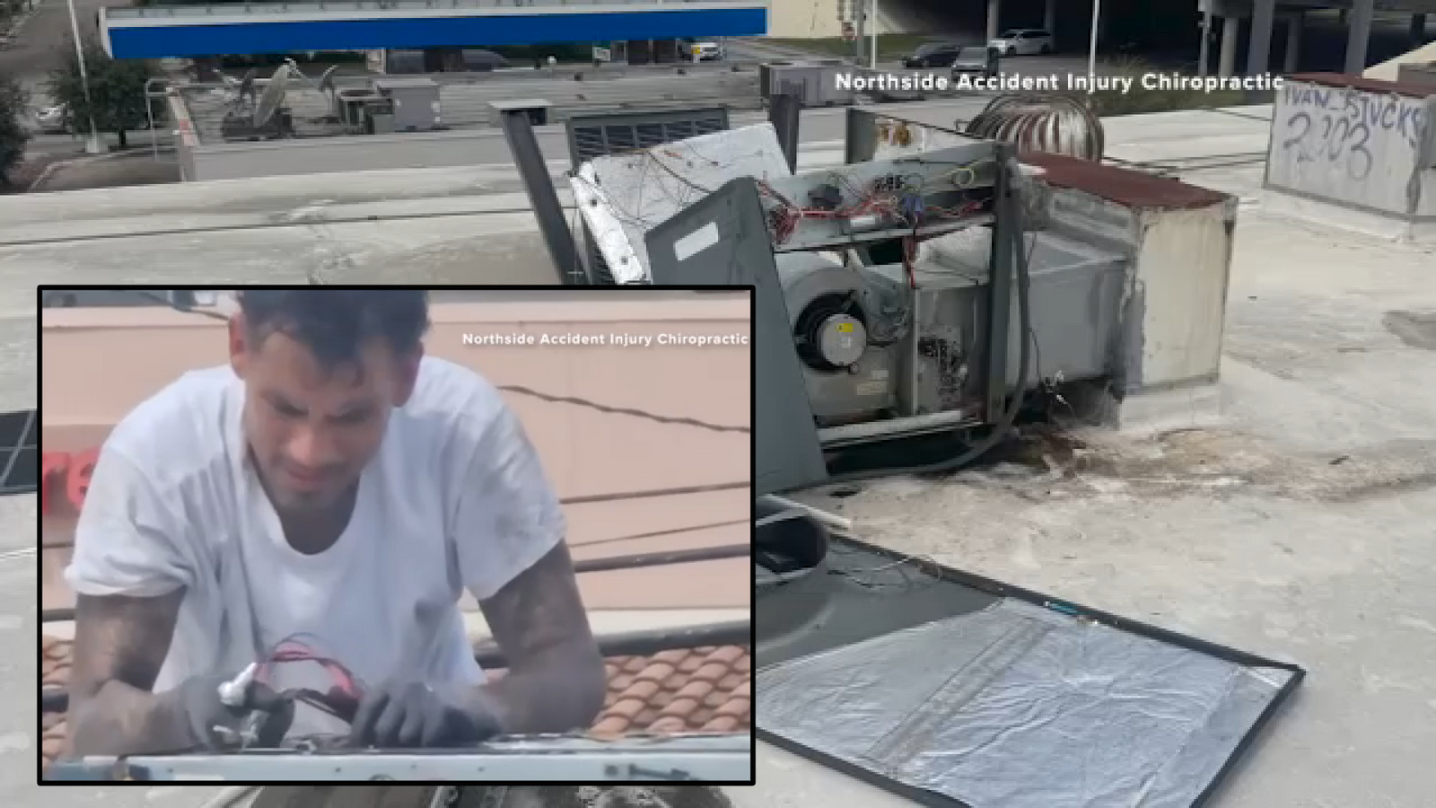 Alleged copper thief arrested after being caught on camera dismantling AC units in The Heights