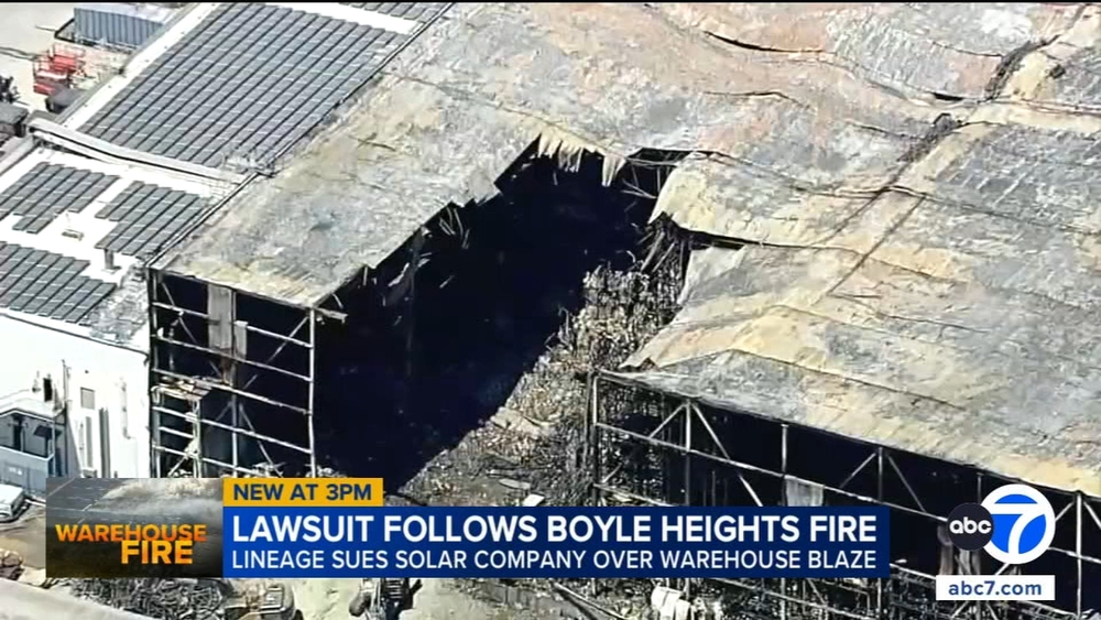 Lineage sues solar operator over Boyle Heights warehouse fire