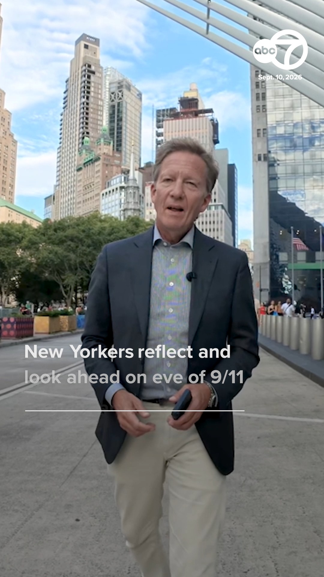 New Yorkers reflect and look ahead on eve of Sept. 11 anniversary