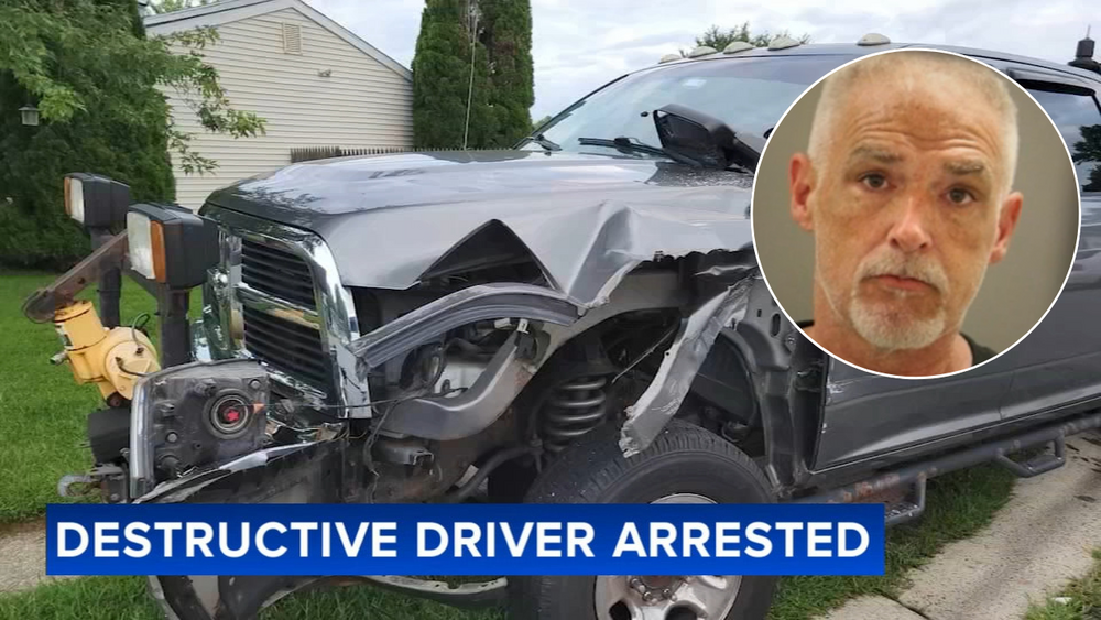 Driver accused of DUI crashes tractor-trailer into at least 12 cars