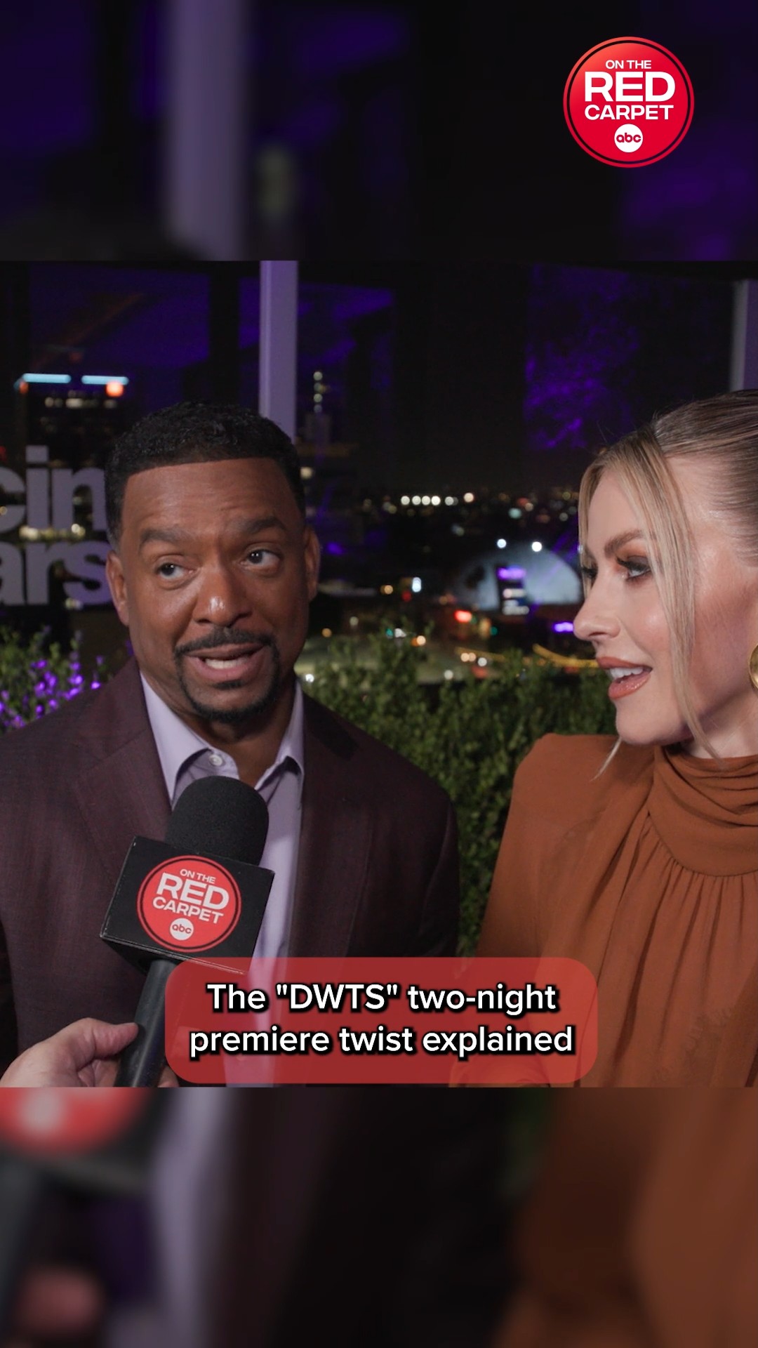 Alfonso Ribeiro and Julianne Hough on the 'DWTS' premiere twist