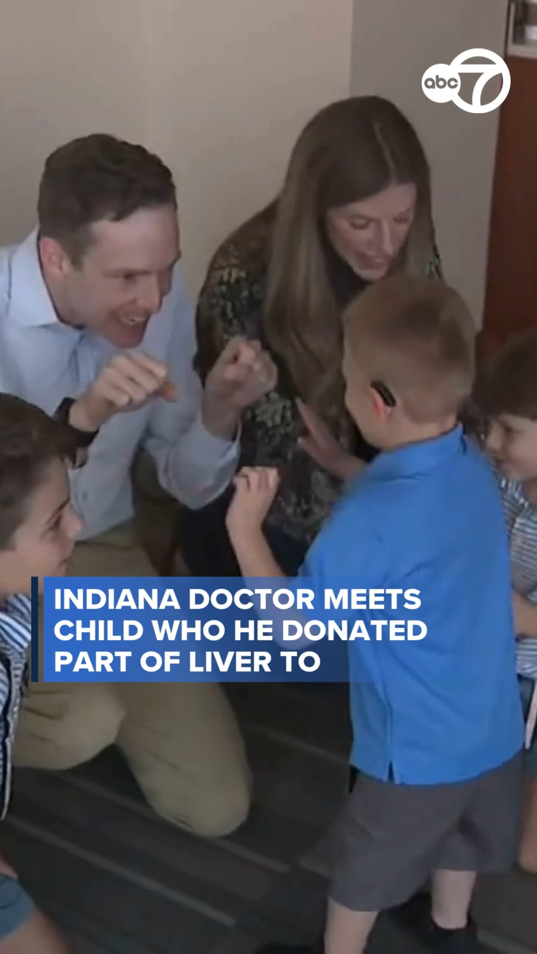 NW Indiana doctor meets child who he donated part of liver to
