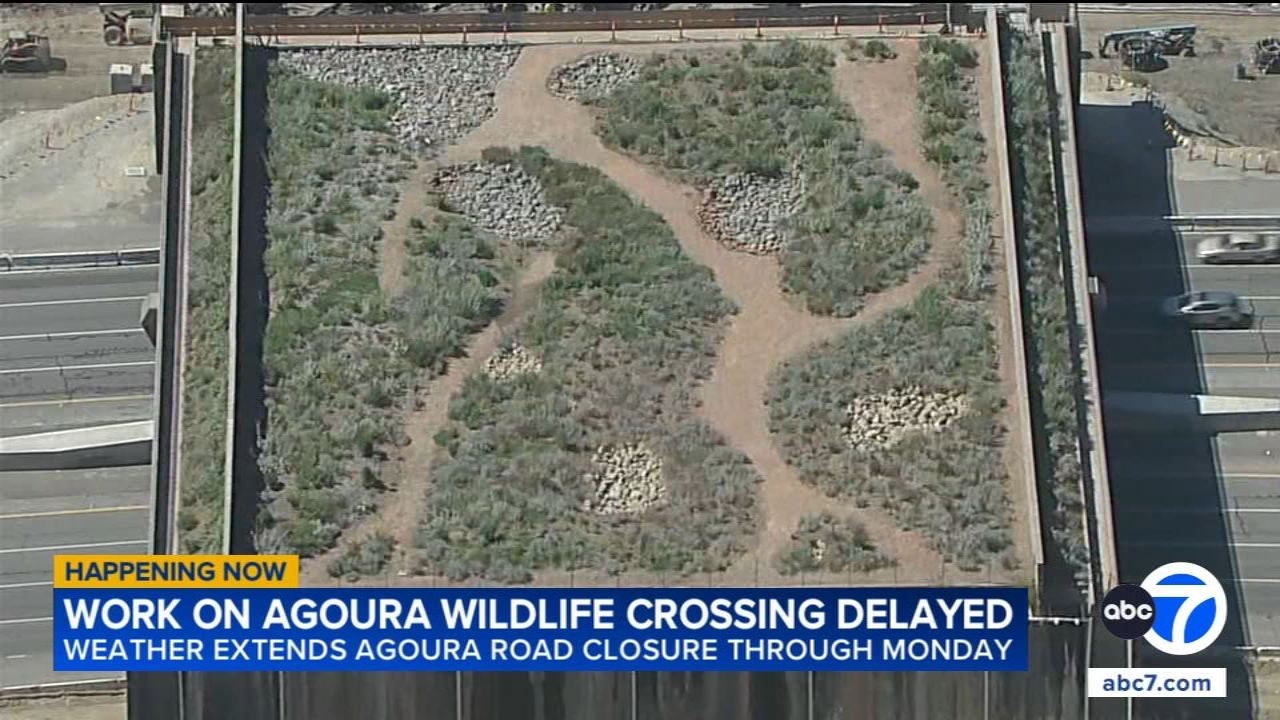 Road closure in Agoura Hills extended for wildlife crossing work