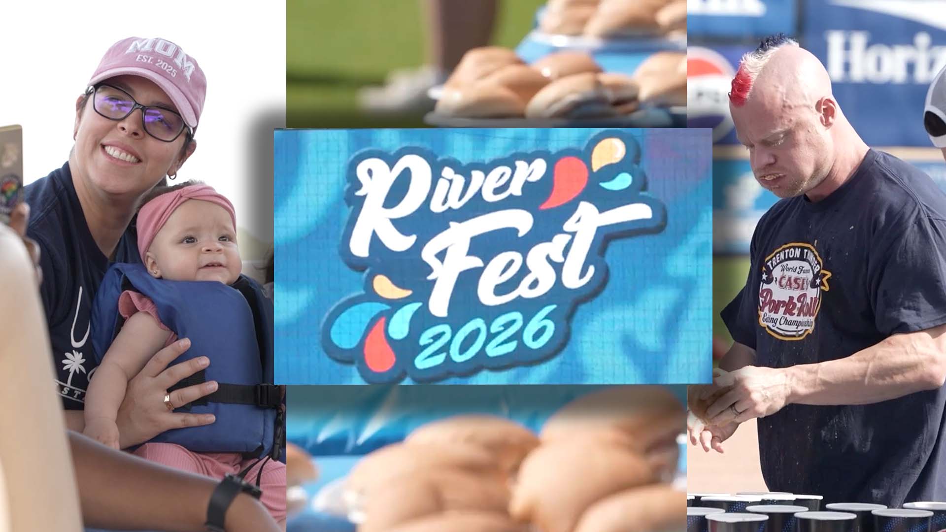 Pork roll eating contest pairs with waterfront fun at RiverFest