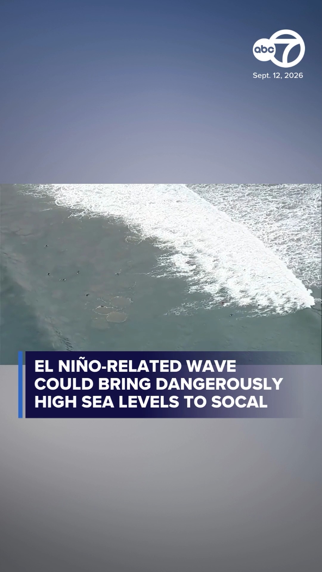 El Niño-related wave could bring high sea levels to SoCal