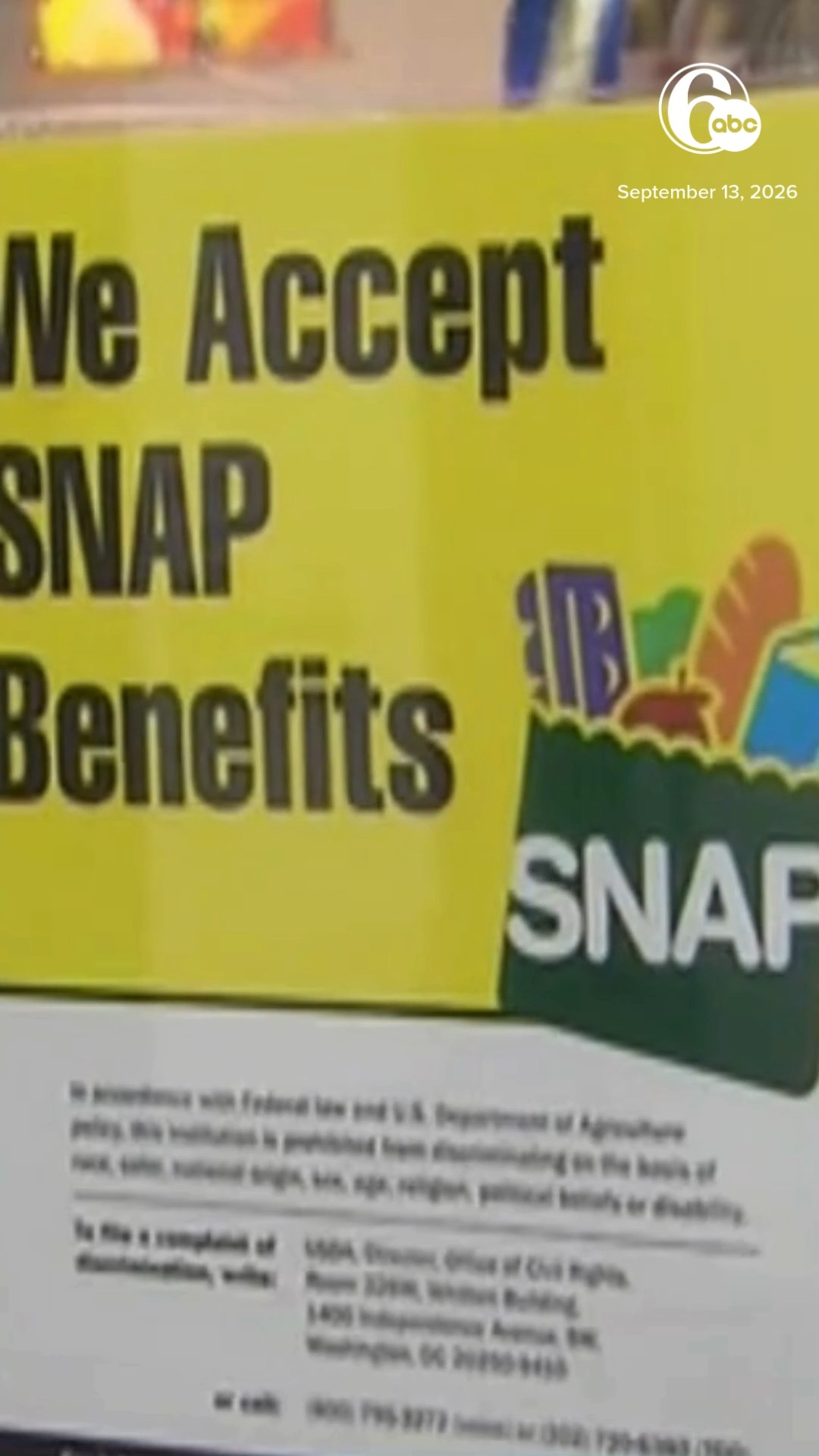 States will cover 75% of administrative SNAP benefit costs Oct. 1
