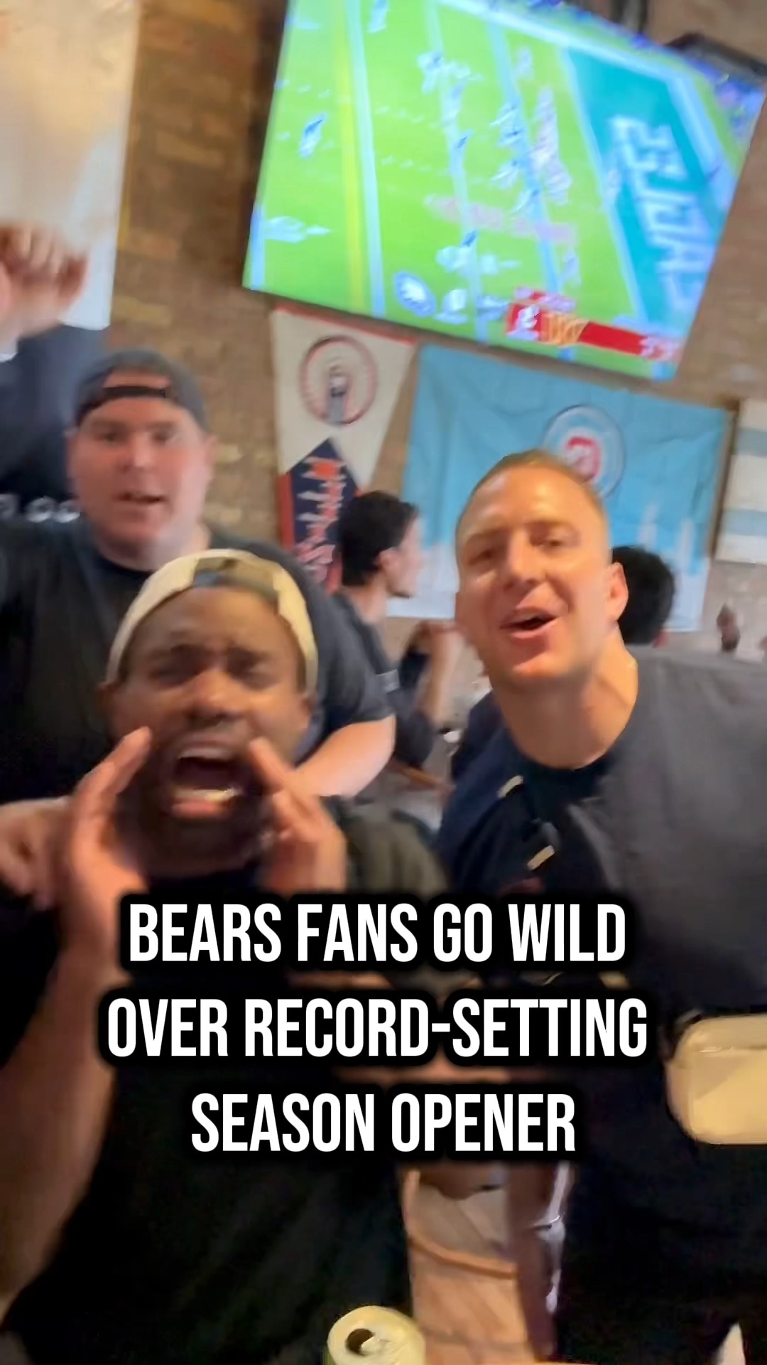 Bears fans celebrate record-setting season opener win over Panthers
