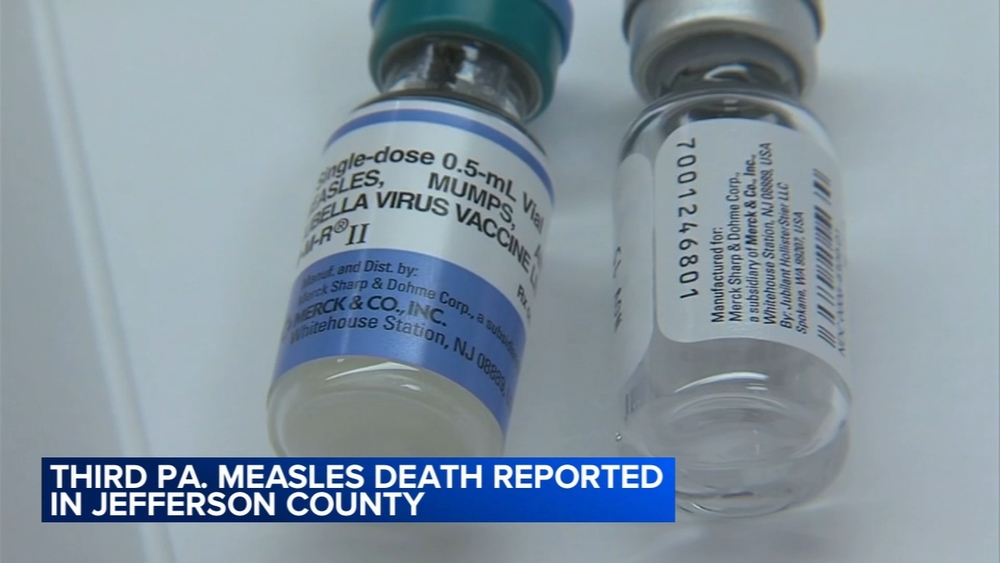 3rd Measles Death Reported in Pennsylvania