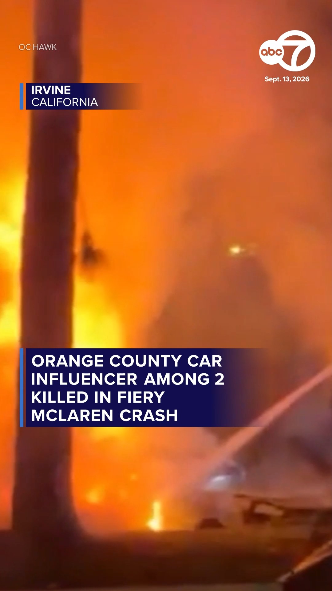 OC car influencer among 2 killed in fiery McLaren crash in Irvine