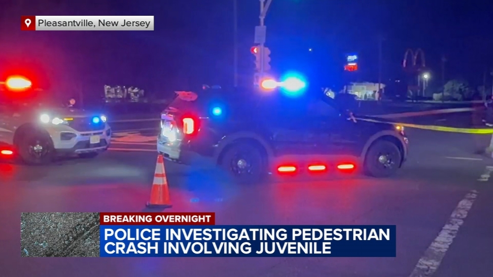 Juvenile pedestrian hit in Atlantic County