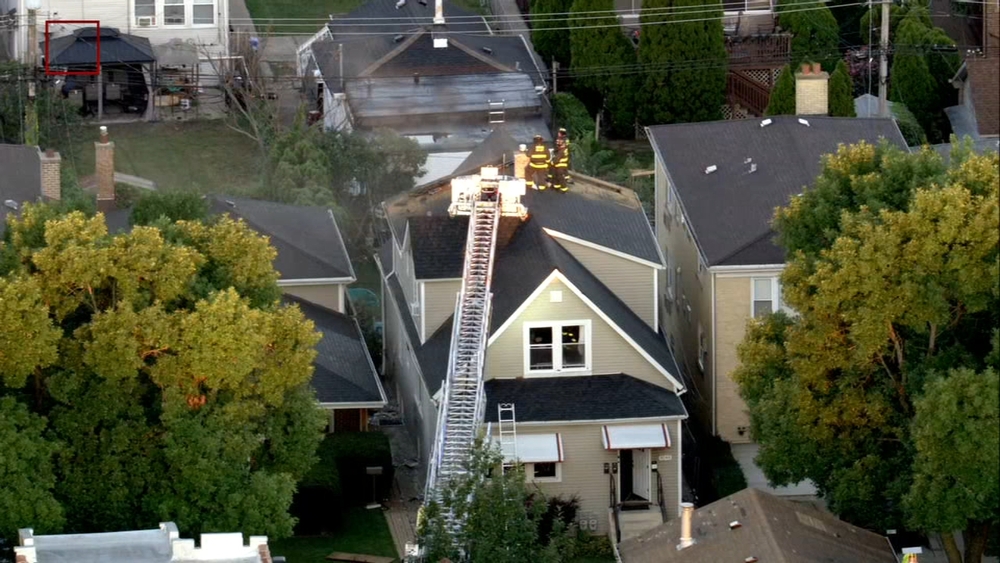 Chicago firefighters respond to house fire in Porage Park