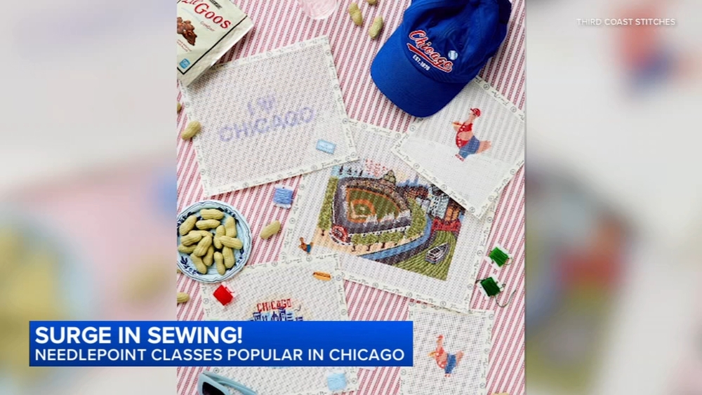 Needlepoint classes gain popularity in Chicago