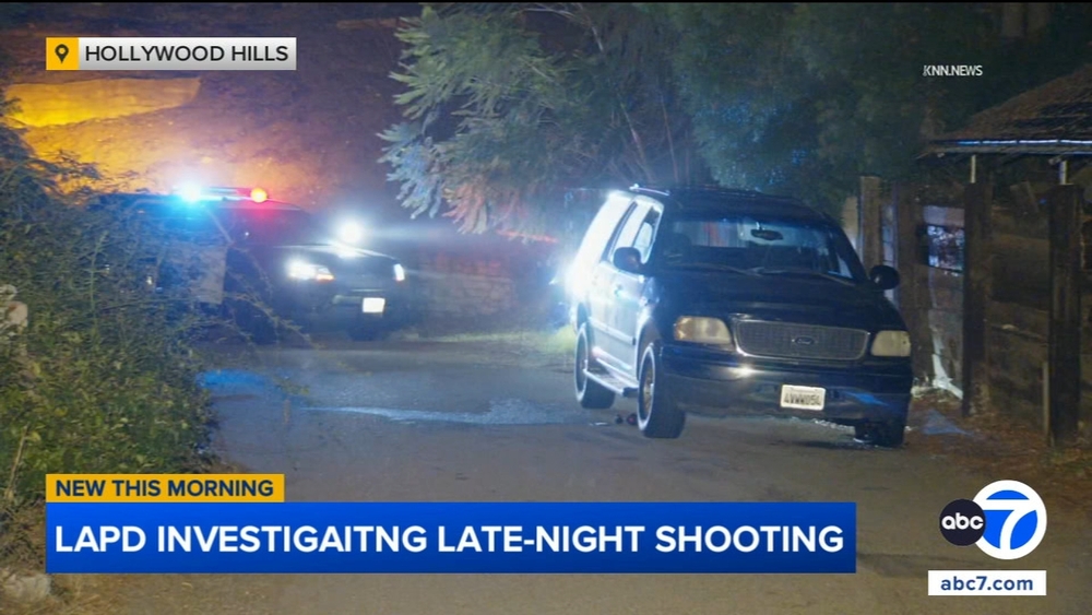 LAPD investigating shooting at Universal City Overlook