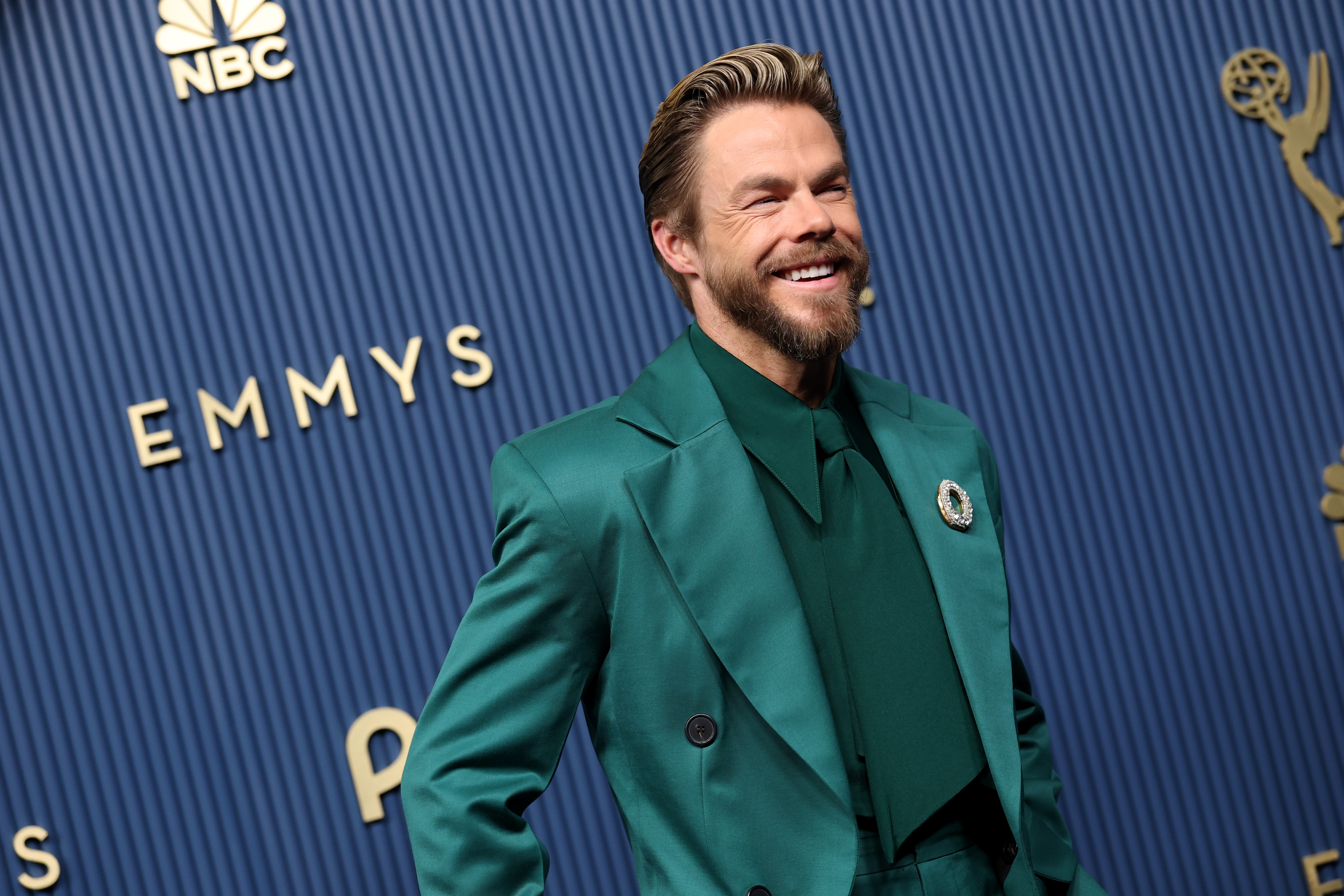 Derek Hough attends the 78th Primetime Emmy Awards at Peacock Theater on September 14, 2026 in Los Angeles, California.