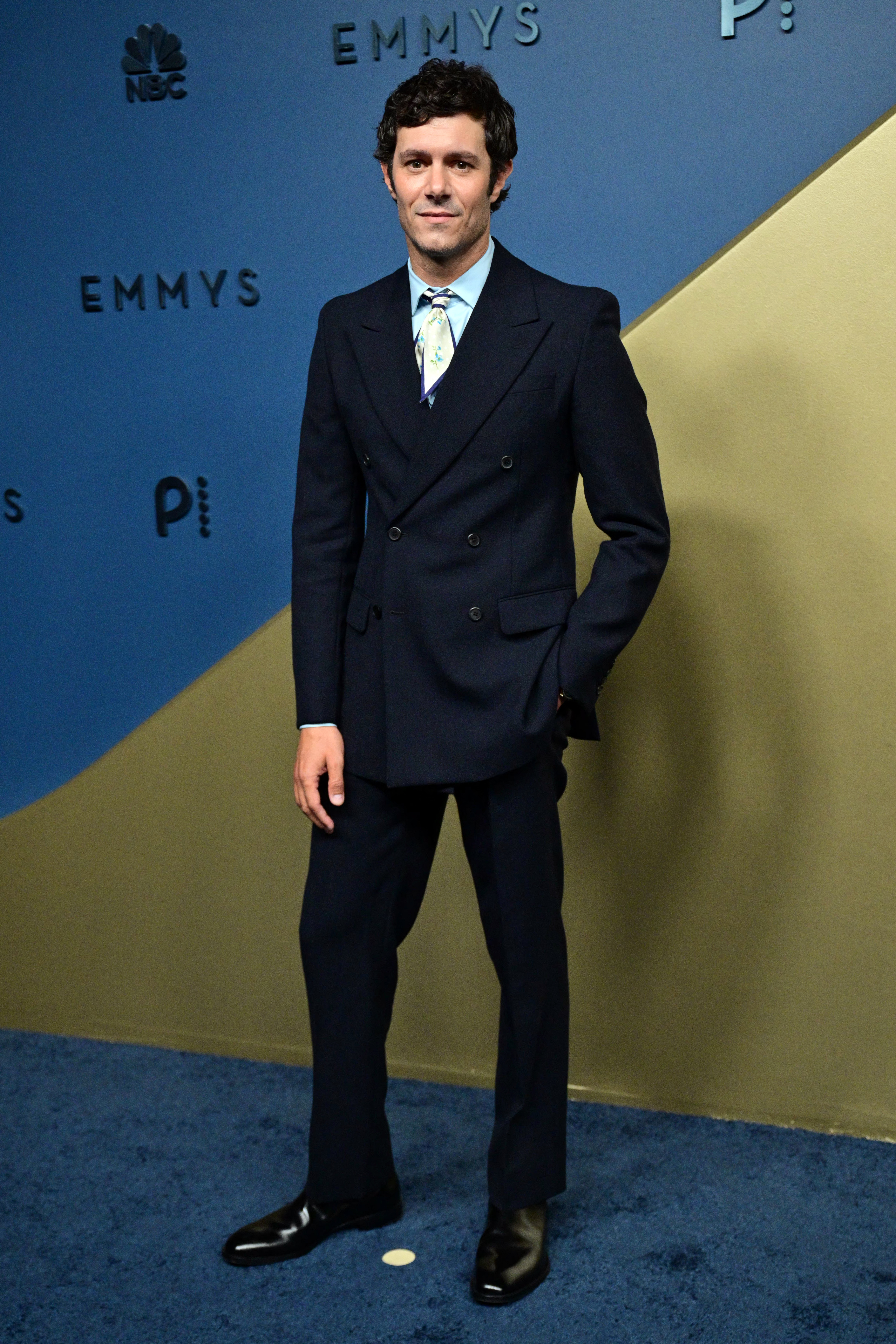 US actor Adam Brody arrives for the 78th Primetime Emmy Awards at the Peacock Theatre at LA Live in Los Angeles on September 14, 2026.