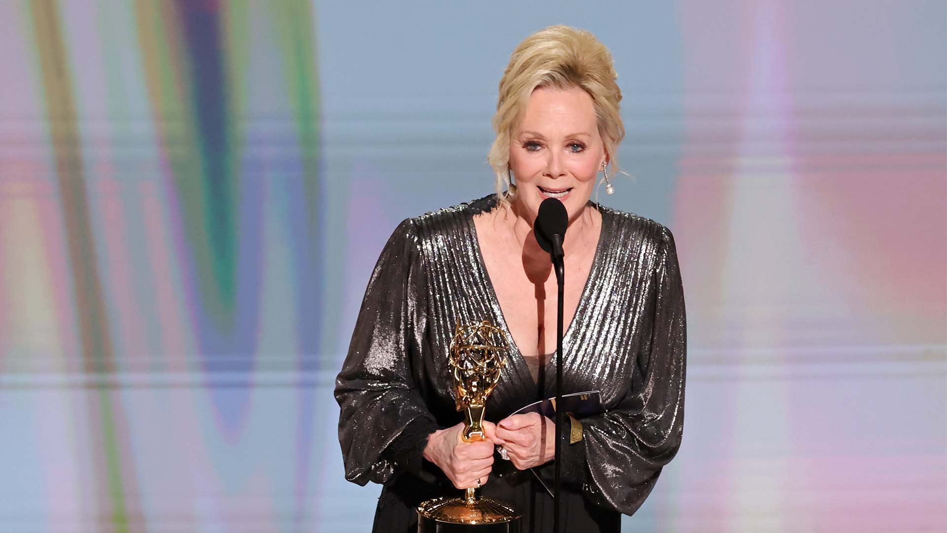Jean Smart accepts the Outstanding Lead Actress in a Comedy Series Award for "Hacks" onstage during the 78th Primetime Emmy Awards on Sept. 14, 2026 in Los Angeles.