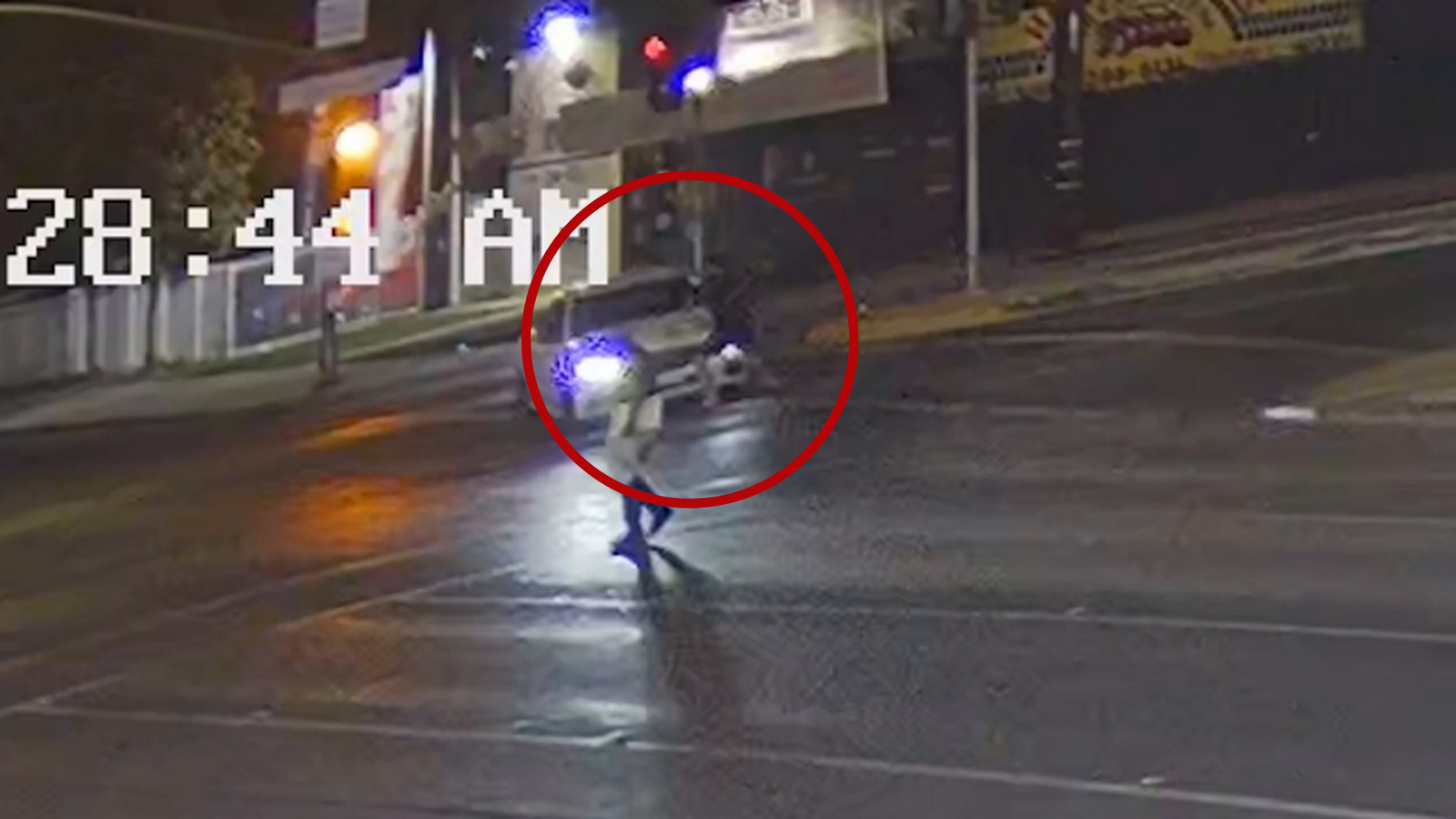 Apparent intentional hit-and-run caught on camera in Fresno