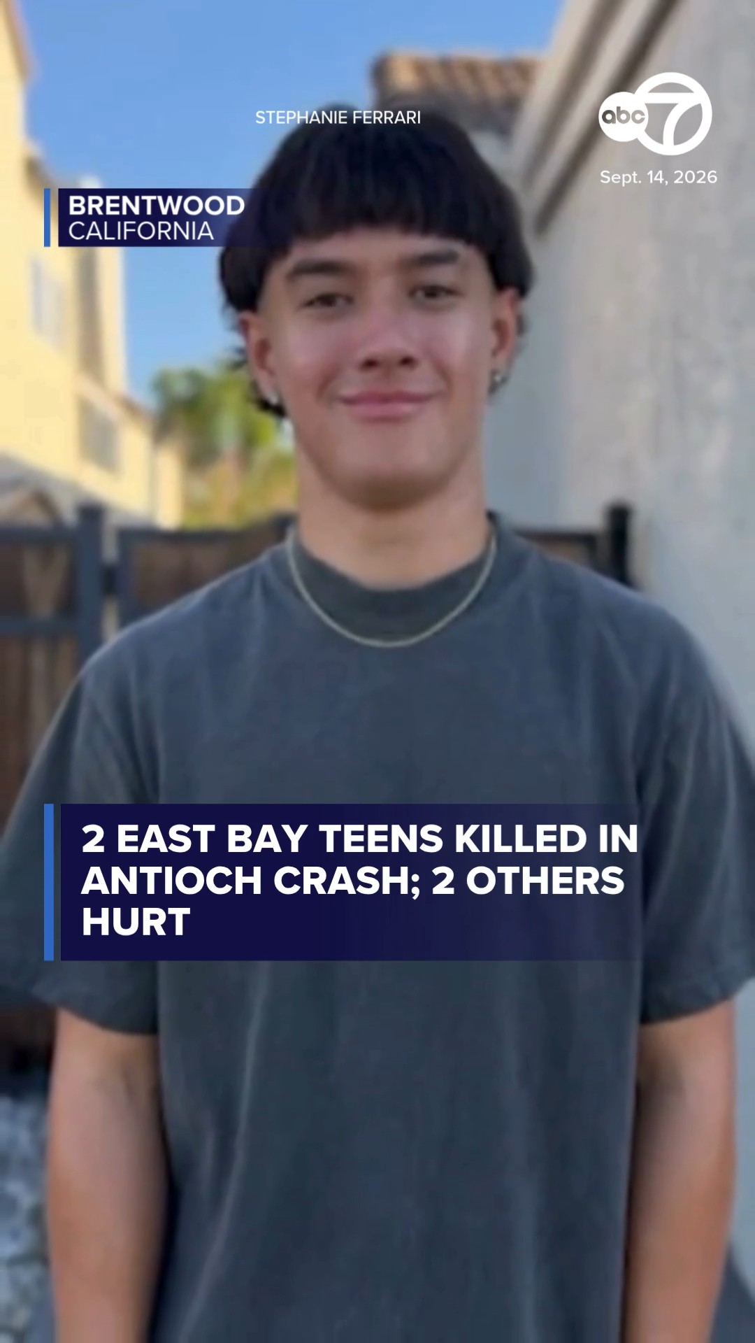 2 East Bay high school students killed in Antioch crash ID'd