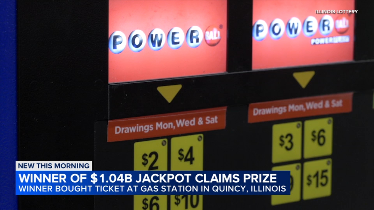 IL winner of $1.04B Powerball jackpot claims prize